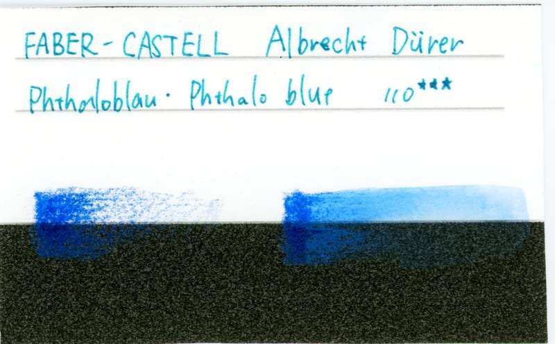 フタロブルー(Phthalo-blue) 品番110 の色見本